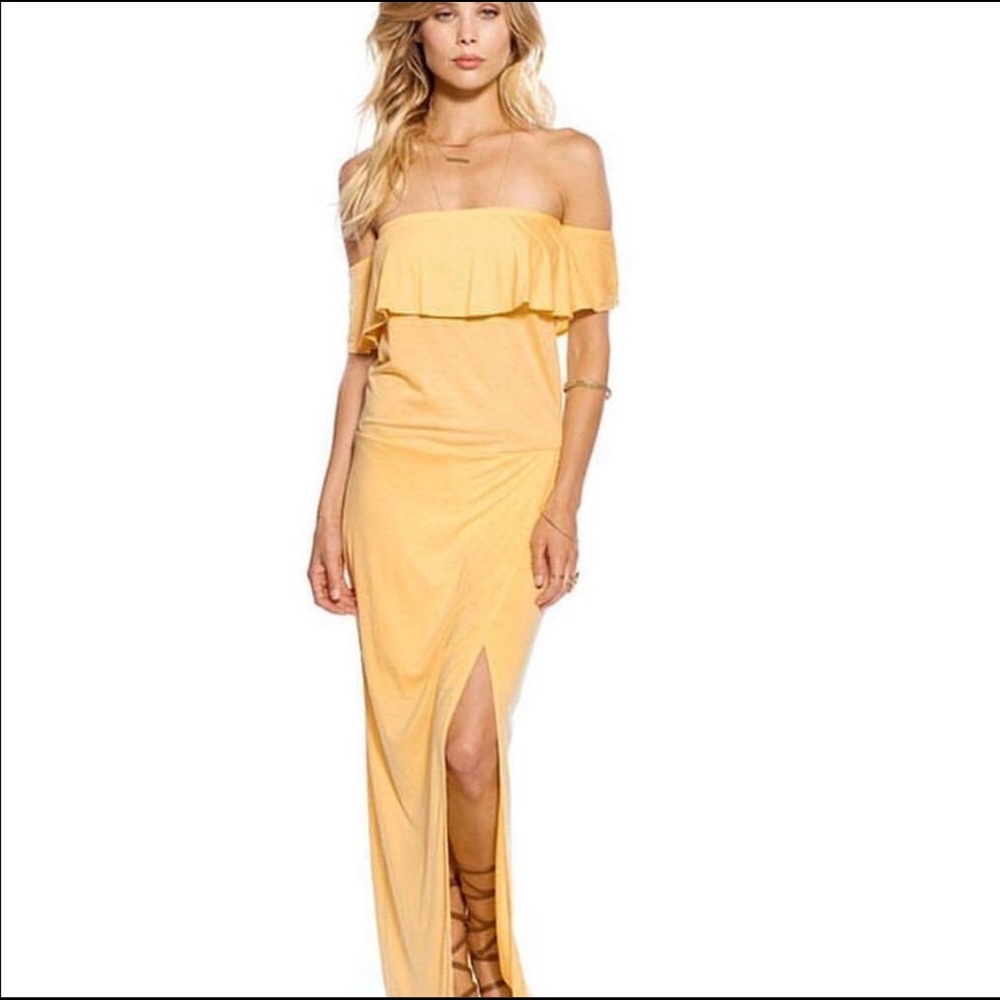 NWT‼️ S-M buttercup 🔆 yellow maxi